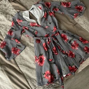 Fashion Nova Perfect Condition Floral Romper